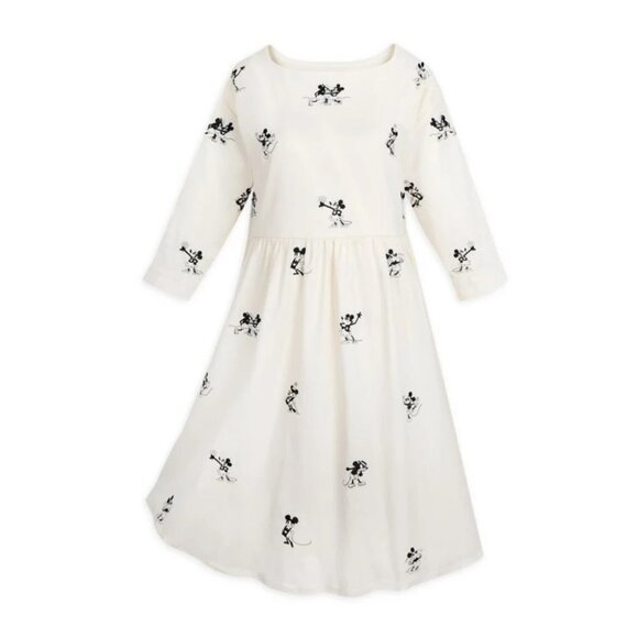 Disney Mickey and Minnie Mouse Vintage-Style Dress Size Medium - Picture 1 of 16